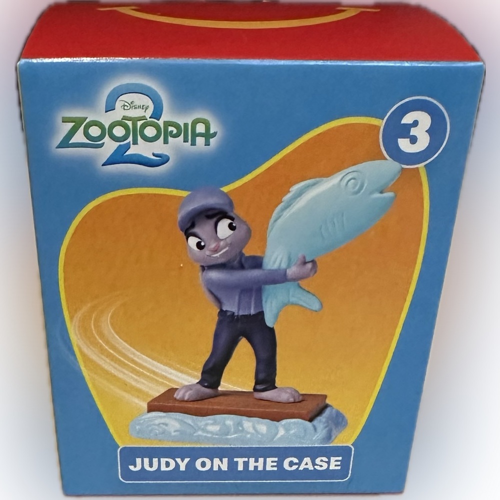 2025 MCDONALDS DISNEY ZOOTOPIA #3 JUDY ON THE CASE HAPPY MEAL TOY SEALED PREMIUM